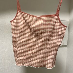 Aritzia - Wilfred - Jazz Tank - Pink/White